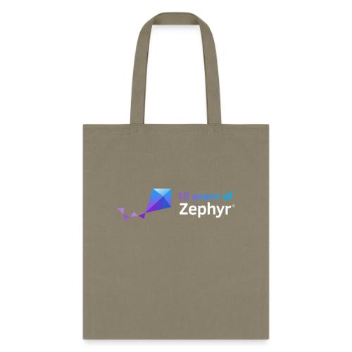 Zephyr 10th Anniversary Horizontal Color Reversed - Tote Bag