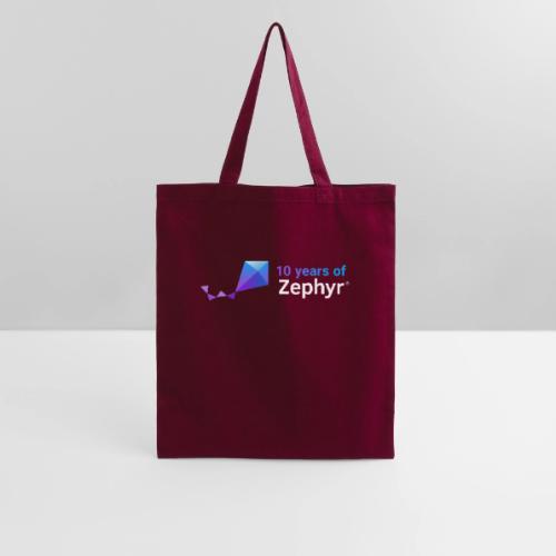 Zephyr 10th Anniversary Horizontal Color Reversed - Tote Bag