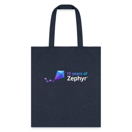 Zephyr 10th Anniversary Horizontal Color Reversed - Tote Bag