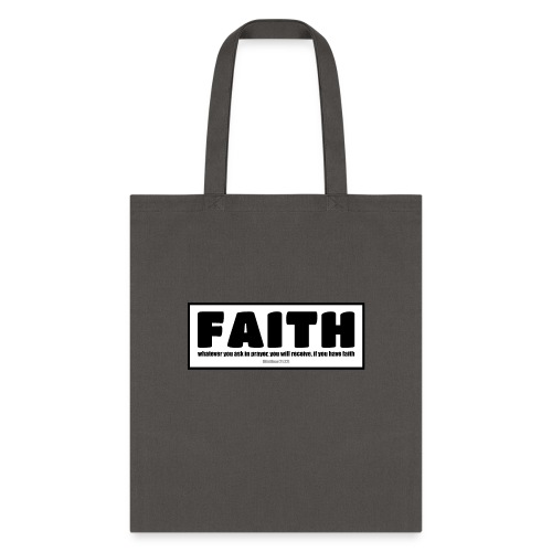 Faith - Faith, hope, and love - Tote Bag