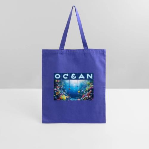 Ocean: Neon Reef Glow - Tote Bag