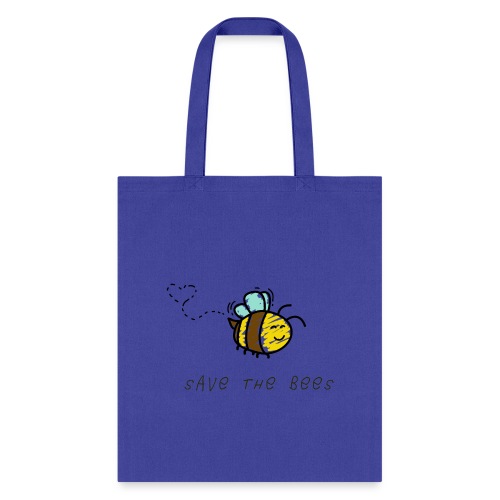 Save The Bees - Hand Sketch - Tote Bag