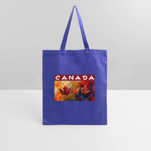 Painted Canada Leaves - Tote Bag