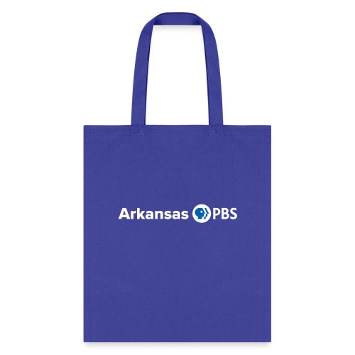 Arkansas PBS Logo WHITE - Tote Bag