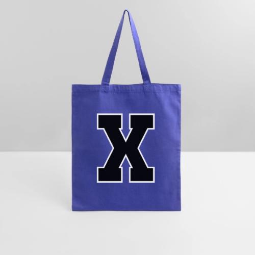 Varsity Letter X Athletic Monogram - Tote Bag
