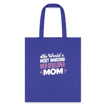 Web Developer - Tote Bag - royal blue - Front