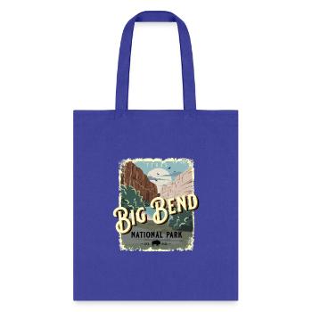 Big Bend National Park Texas Travel Style - Tote Bag - royal blue - Front