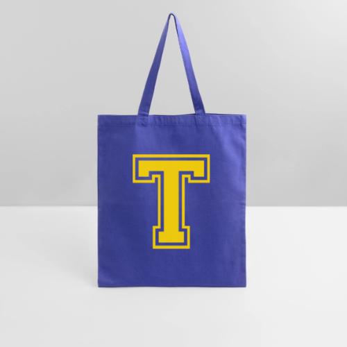 Letter T – Capital Athletic Alphabet Monogram - Tote Bag