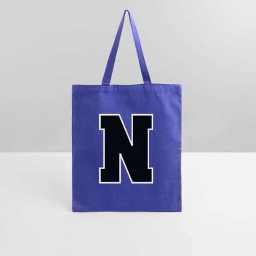 Varsity Letter N Athletic Font Graphic - Tote Bag