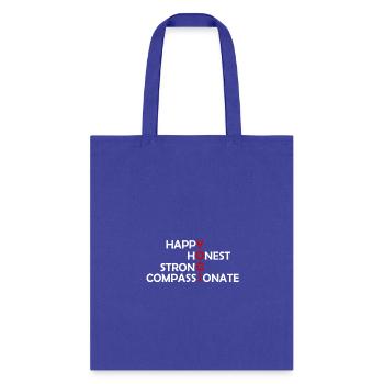 Yogi Acrostic Yoga - Tote Bag - royal blue - Front