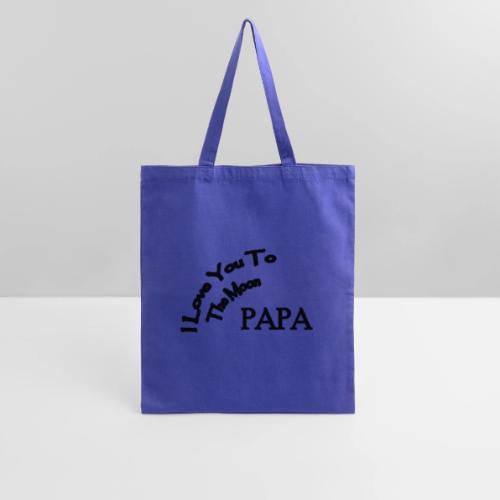 I Love You to The Moon Papa | Father's Day Family - Tote Bag
