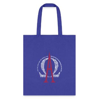 Alpha and Omega Revelation 22 - Tote Bag - royal blue - Front