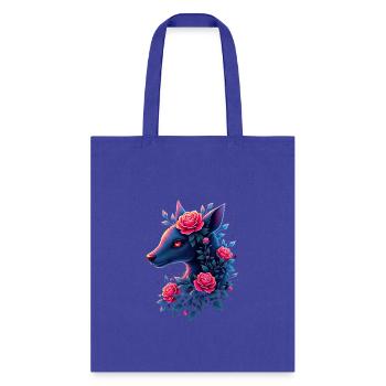 Floral Guardian - Tote Bag - royal blue - Front