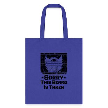 Sorry This Beard Is Taken - Tote Bag - royal blue - Front
