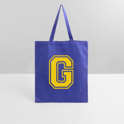 Letter G – Capital Athletic Alphabet Monogram - Tote Bag
