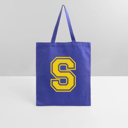 Letter S – Capital Athletic Alphabet Monogram - Tote Bag
