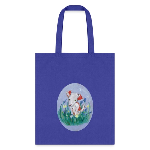 Frankie Puppy Oval - Tote Bag