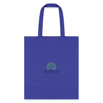 tree bonsai - Tote Bag - royal blue - Front