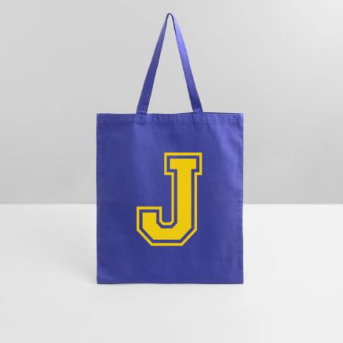 Letter J – Capital Athletic Alphabet Monogram - Tote Bag