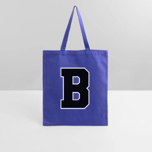Varsity Letter B Athletic Alphabet Graphic - Tote Bag