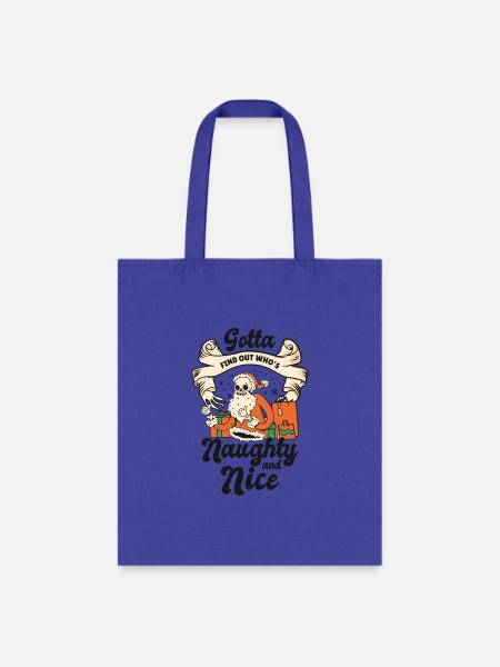 Scary Santa Skull Christmas Holiday Horror - Tote Bag - royal blue