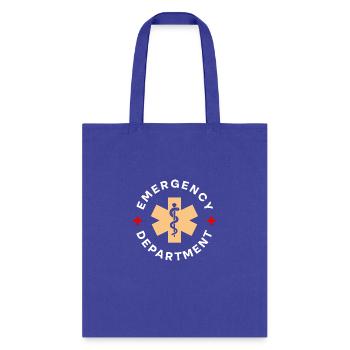 Emergency Department ER Nurse Nurse Grad Room - Tote Bag - royal blue - Front