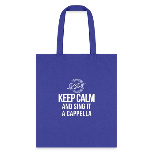 Keep Calm and Sing It - White Lettering - Tote Bag