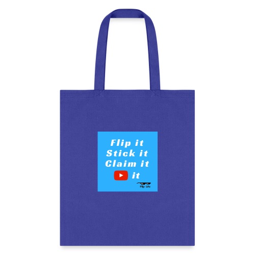 Flip It Blue Back Flip T-shirt - Tote Bag