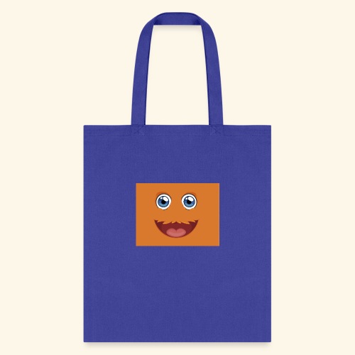Fuzzy Face Orange - Tote Bag
