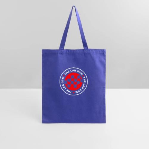 The Lab Circle Logo with heart White - Tote Bag