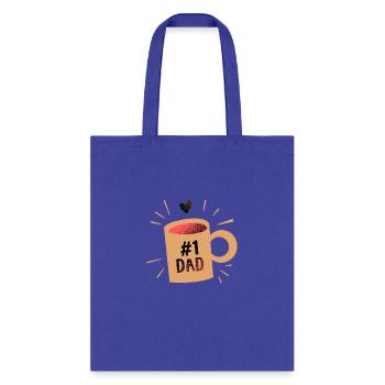 Thank you #1 Dad for Everything - Tote Bag - royal blue - Front