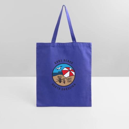 Kure Beach Day-Black Lettering-Front Only - Tote Bag