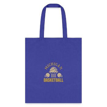 michigan basketball - Tote Bag - royal blue - Front