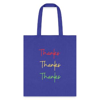 Thanks t shirts tik tok t shirt thanks chipper - Tote Bag - royal blue - Front