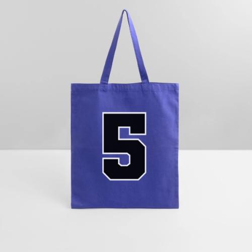 Varsity Number 5 Athletic Design - Tote Bag