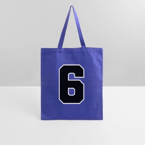 Varsity Number 6 Sports Font - Tote Bag