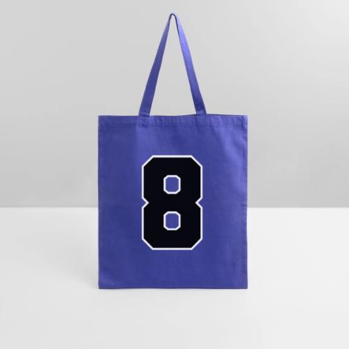 Varsity Number 8 College Style - Tote Bag