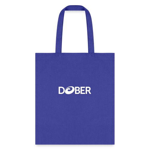 Dober White Logo - Tote Bag