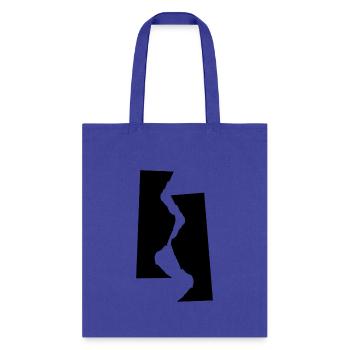 strange , black design - Tote Bag - royal blue - Front