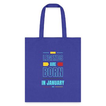 A gift for January born people - Tote Bag - royal blue - Front