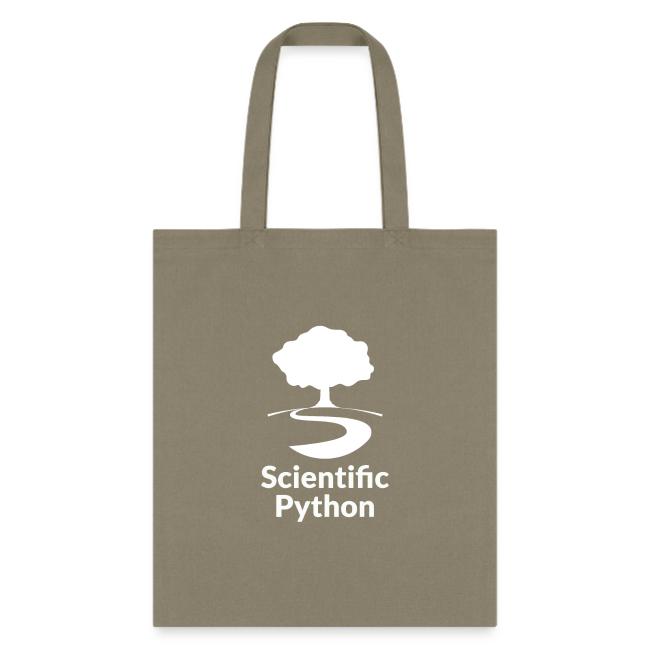 scientific python white logo