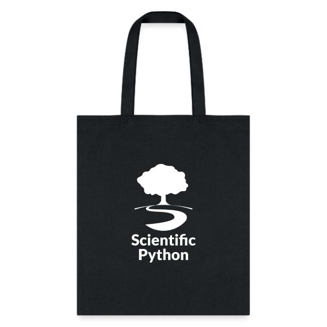 scientific python white logo