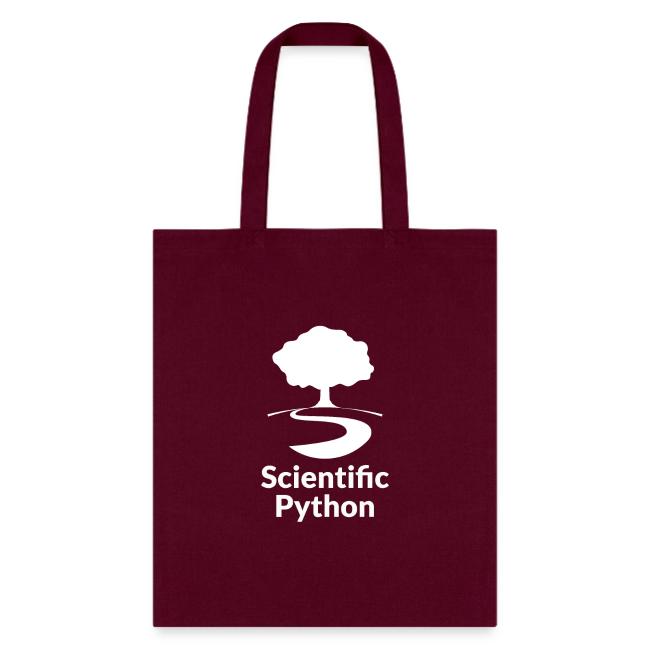 scientific python white logo
