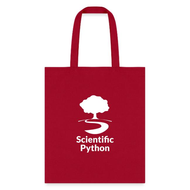 scientific python white logo