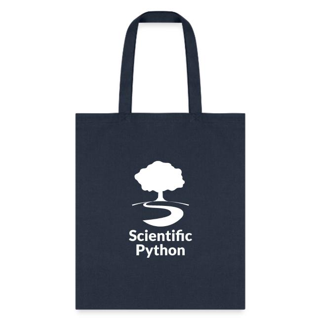 scientific python white logo