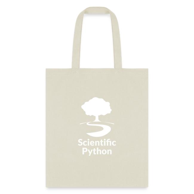 scientific python white logo