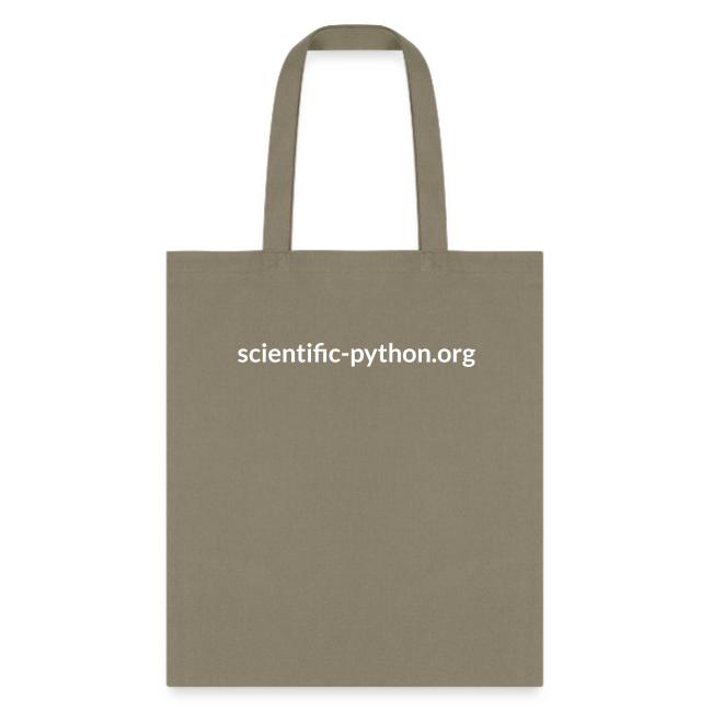 scientific python white logo