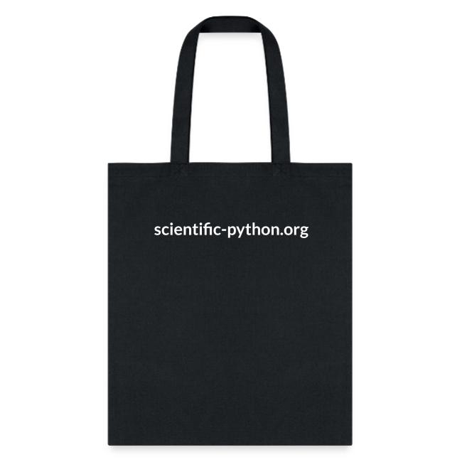 scientific python white logo