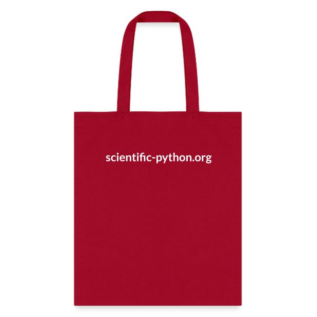 scientific python white logo