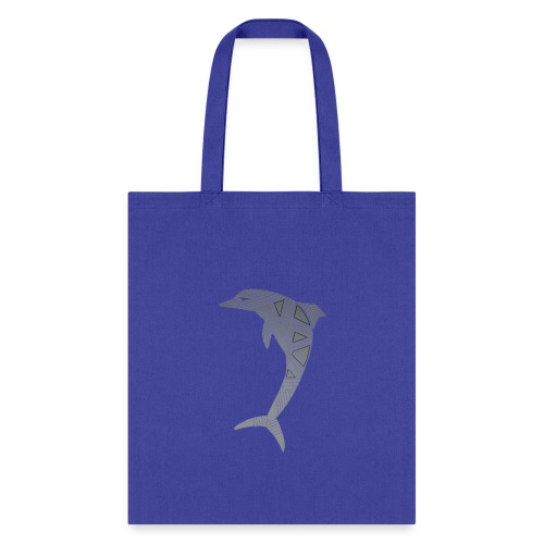 dolphin art deco - Tote Bag